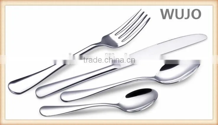 Inox cutlery set with high quality