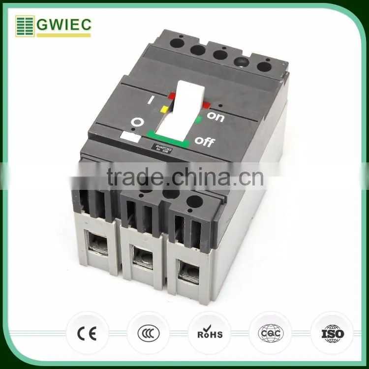 GWIEC Wenzhou Yueqing Overload Protector 4p 380V 15KA Mccb Circuit Breaker 125 Amp
