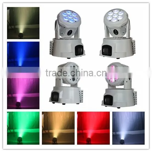 7*8w RGBW 4in1 LED Wash Light Mini Moving Head Light DMX512 Stage Light