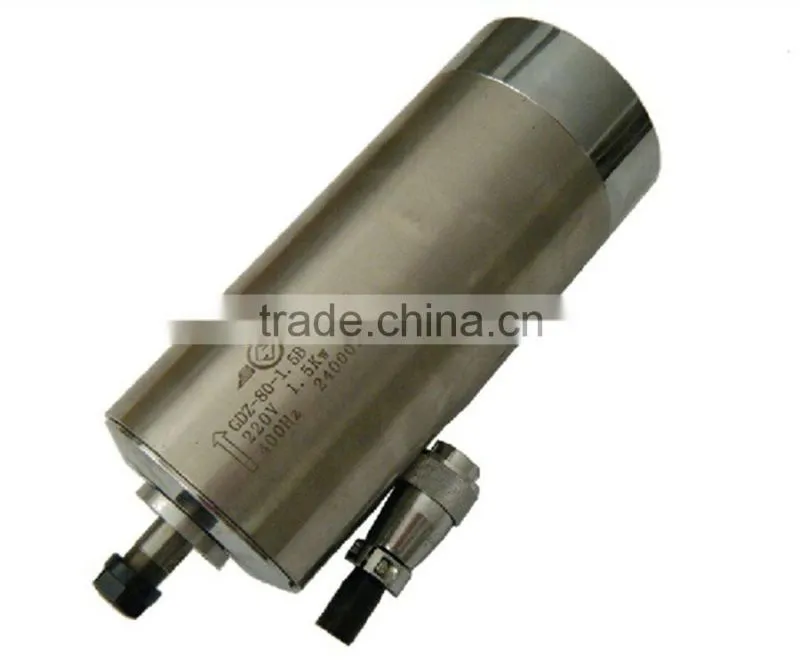 Toauto 24000rpm 1.5kw water cooled ac spindle motor GDZ80-1.5B for cnc
