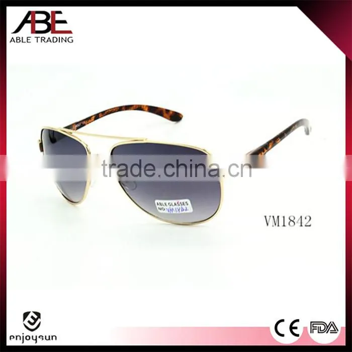 hot 2016 multi color classic retro custom uv400 lens polarized Italian designer glasses metal sunglasses eyewear China
