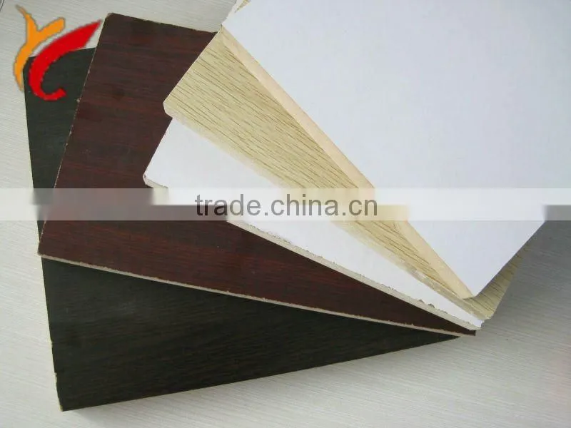 16mm High gloss mdf board,Solid color mdf,white melamine MDF board, colored mdf board price,16mm mdf board timber