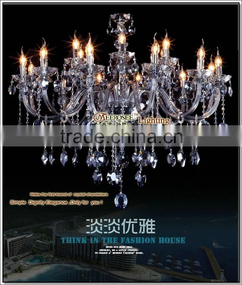 2013 Fashionable Hot Selling Bohemian Iron Crystal Hanging Lamp with Crystal Balls for Room MD8253 L6 D600mm H700mm