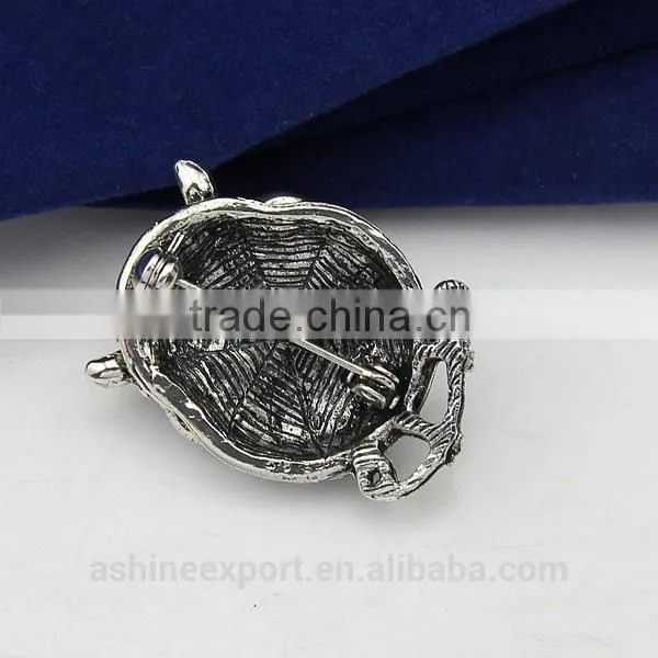 Cute animal seriest-bulk crystal retro owl brooch/handmade rhinestone brooch