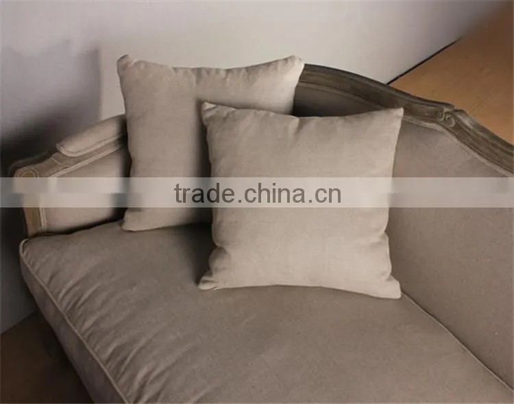 French Style Wooden Three seat Armchair