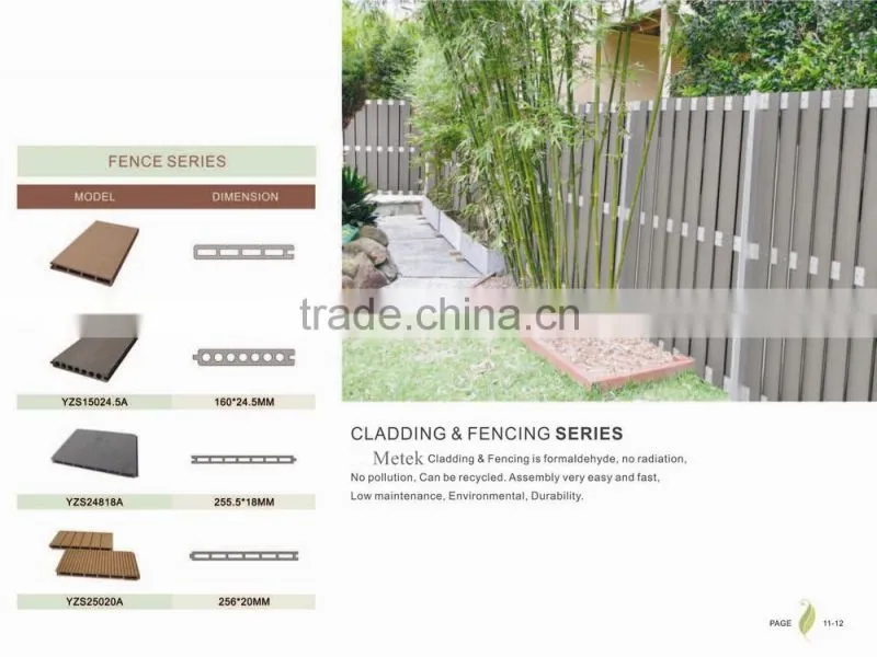 pvc garden fence