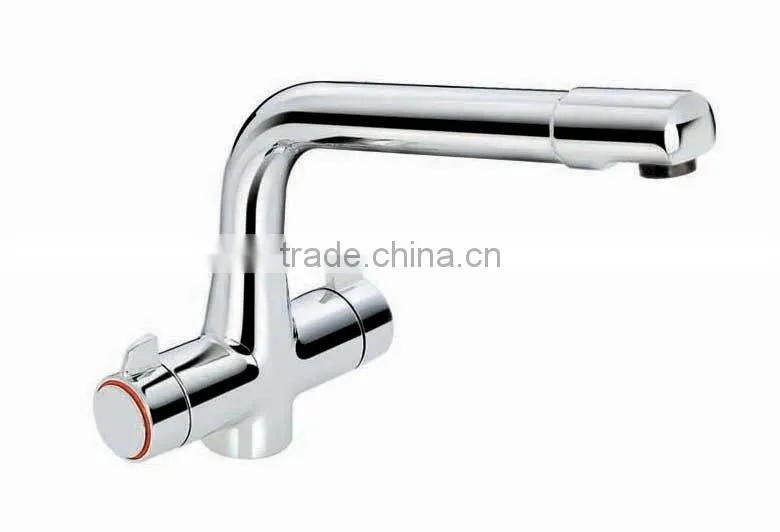Dual Flow Pressure Balanced Anti-scald Kitchen Faucet