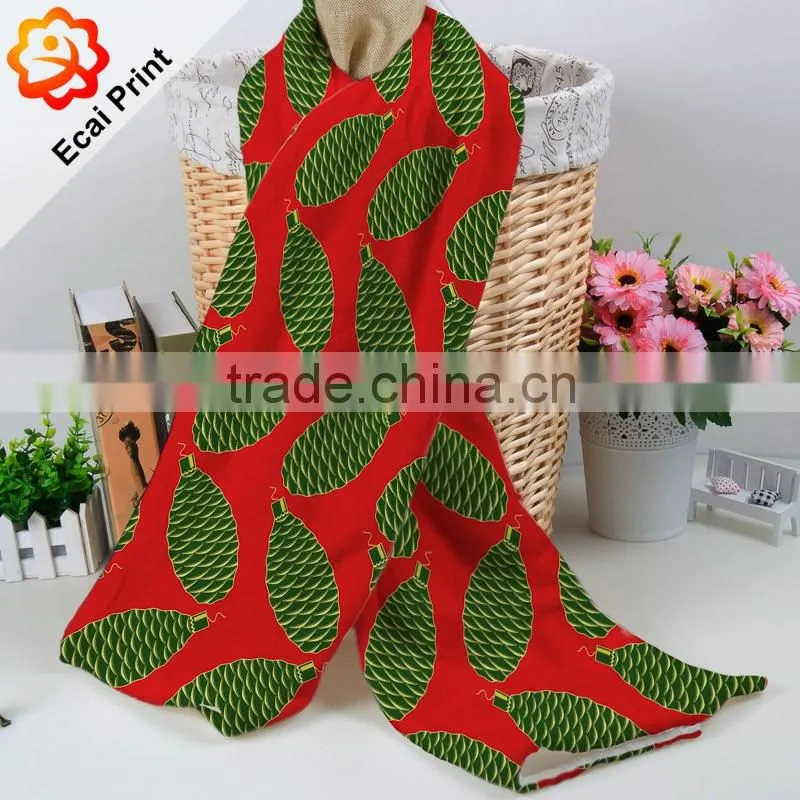 high quality soft digital printing custom made wholesale scarf