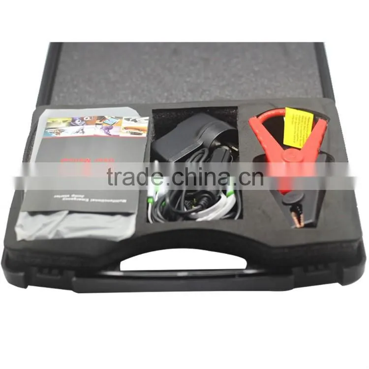 car jump starter power bank 15000 mAh with strong LED light and SOS function for laptop power bank