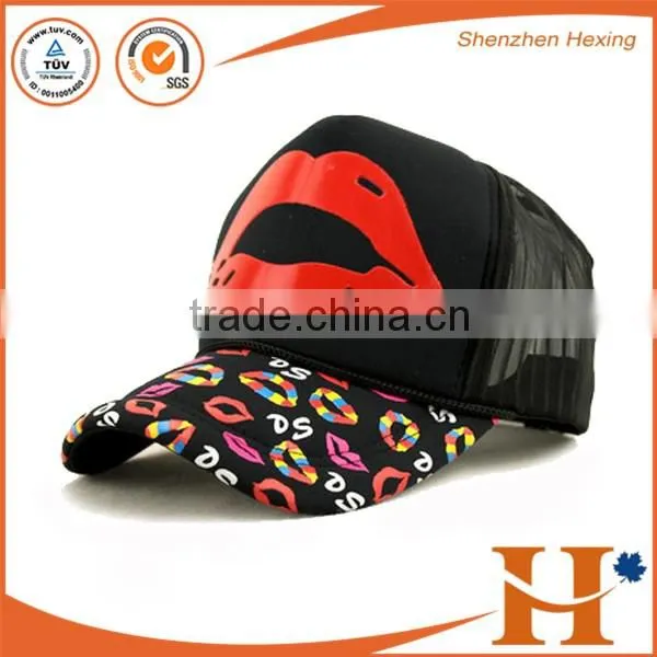 High quality wholesale ladies trucker caps lovely mesh hats design your own logo
