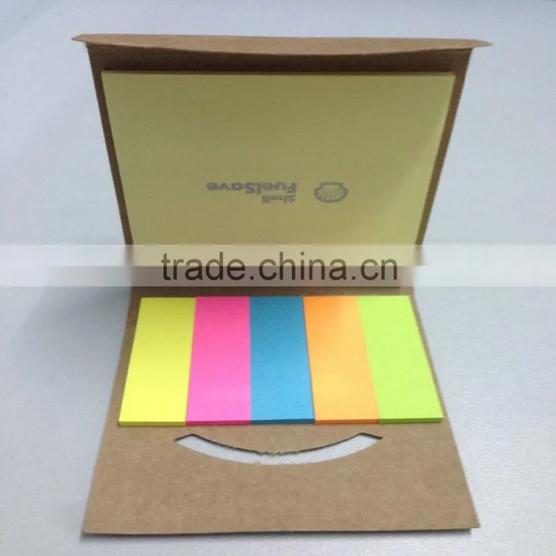sticky notes with bookmark