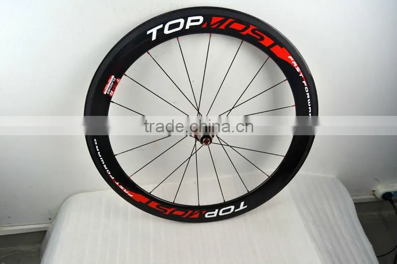 OEM 60mm full carbon clincher road bike wheels set