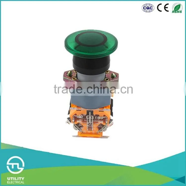 UTL Bulk Buy From China Instantaneous Waterproof Electrical Mushroom Push Button Switch 660V 10A