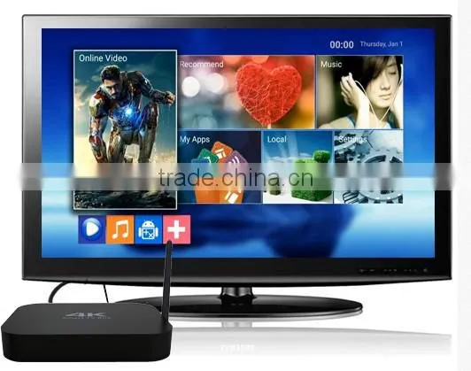 Android 5.0 OS streaming tv box with UHD 4K 60fps, 1G+8G 2.4G Wifi ,pre-installed of Kodi and many add-ons porn videos