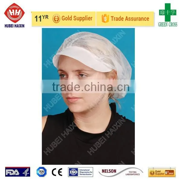 Cap manufacture disposable food industry snood cap