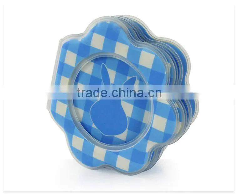 Blue Mini PVC Blue Photo Album With Cute Rabbit