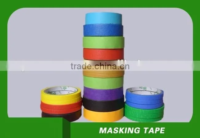 Single Sided Adhesive type and Masking Use Masking tape colored