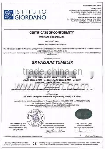 Refrigeration Vacuum Meat Tumbler