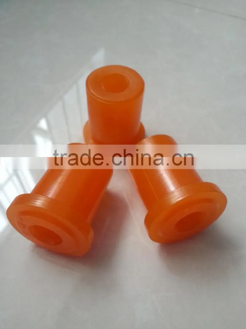 Red silicone rubber insulator bushing/ polyurethane pads