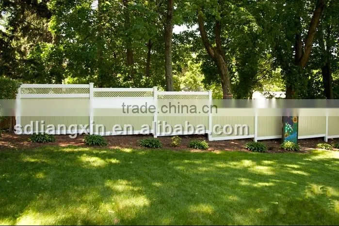 new design dark brown vinyl fence