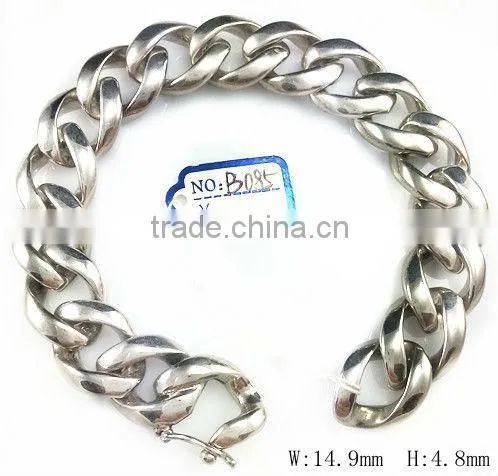 B085 stainless steel loop bracelet for men