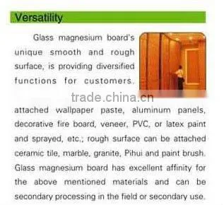Lateral protection glass magnesium board