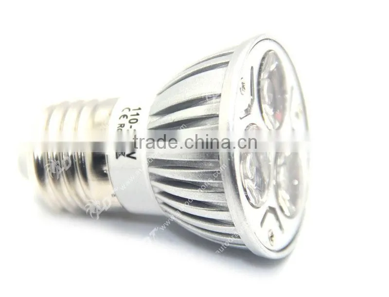 E27 110-240V high power led lamp with white color