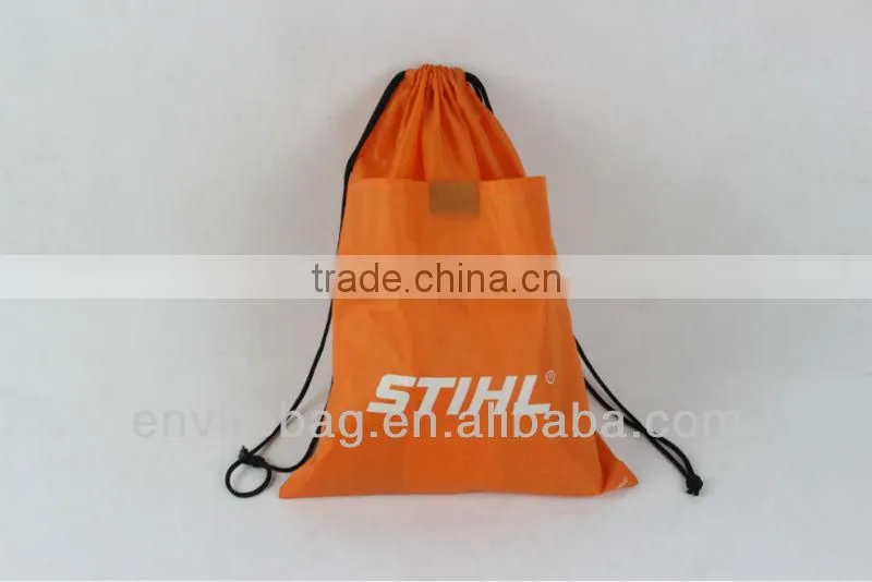 Promotional 210D Custom Printed Drawstring Shoe Bags