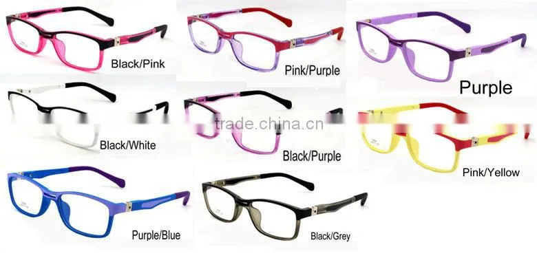 2015 New fashionable China OEM tr90 kids optical frames