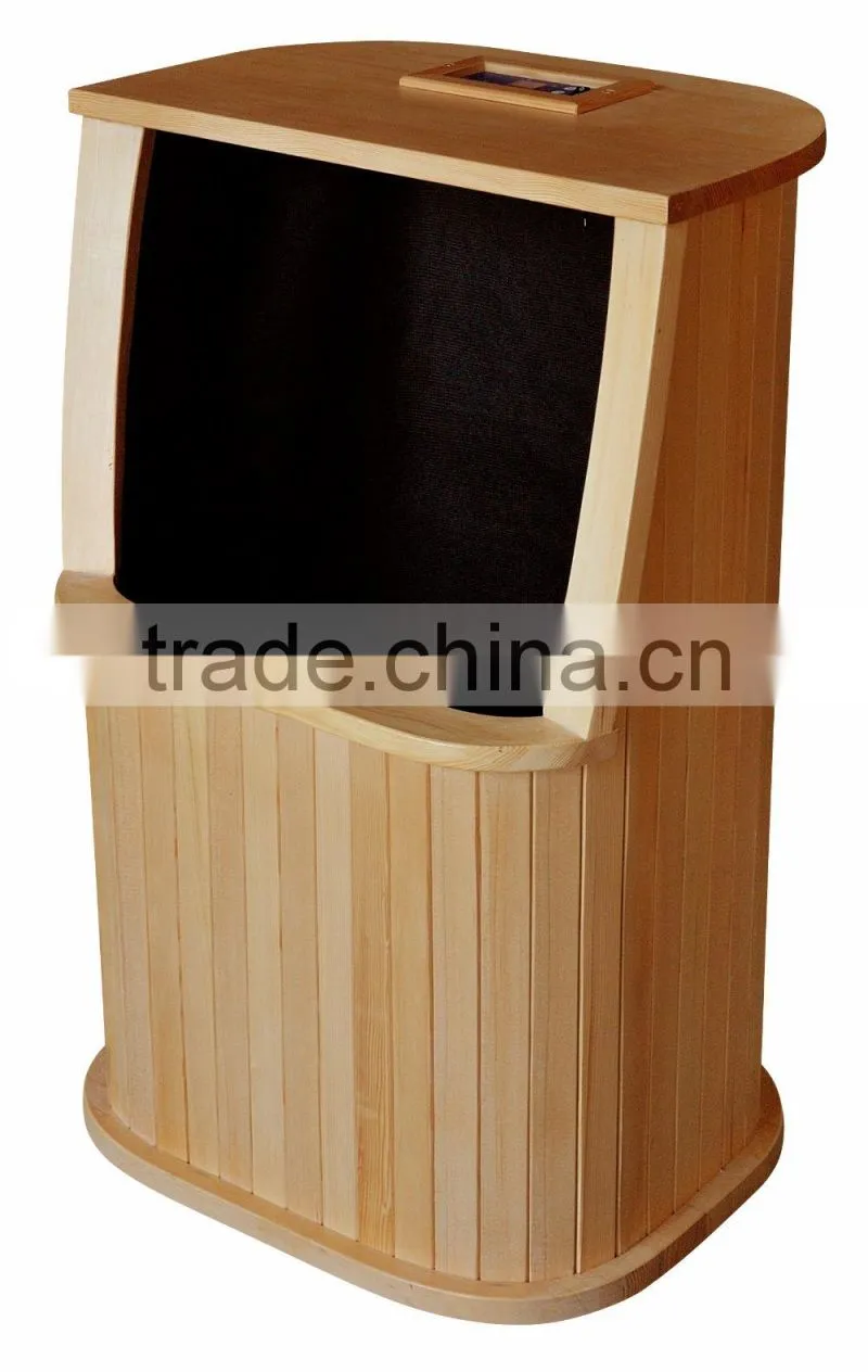 1 people wooden far infrared foot sauna