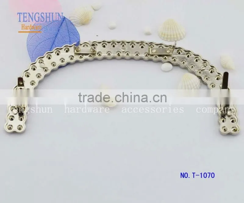 fasional decorative side clip for purse new style metel accessories for bags wholesale