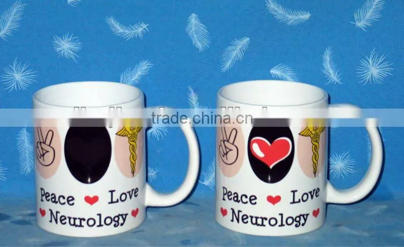 Full color changed magic mug