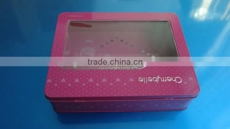 rectangular cookies&gift tin box