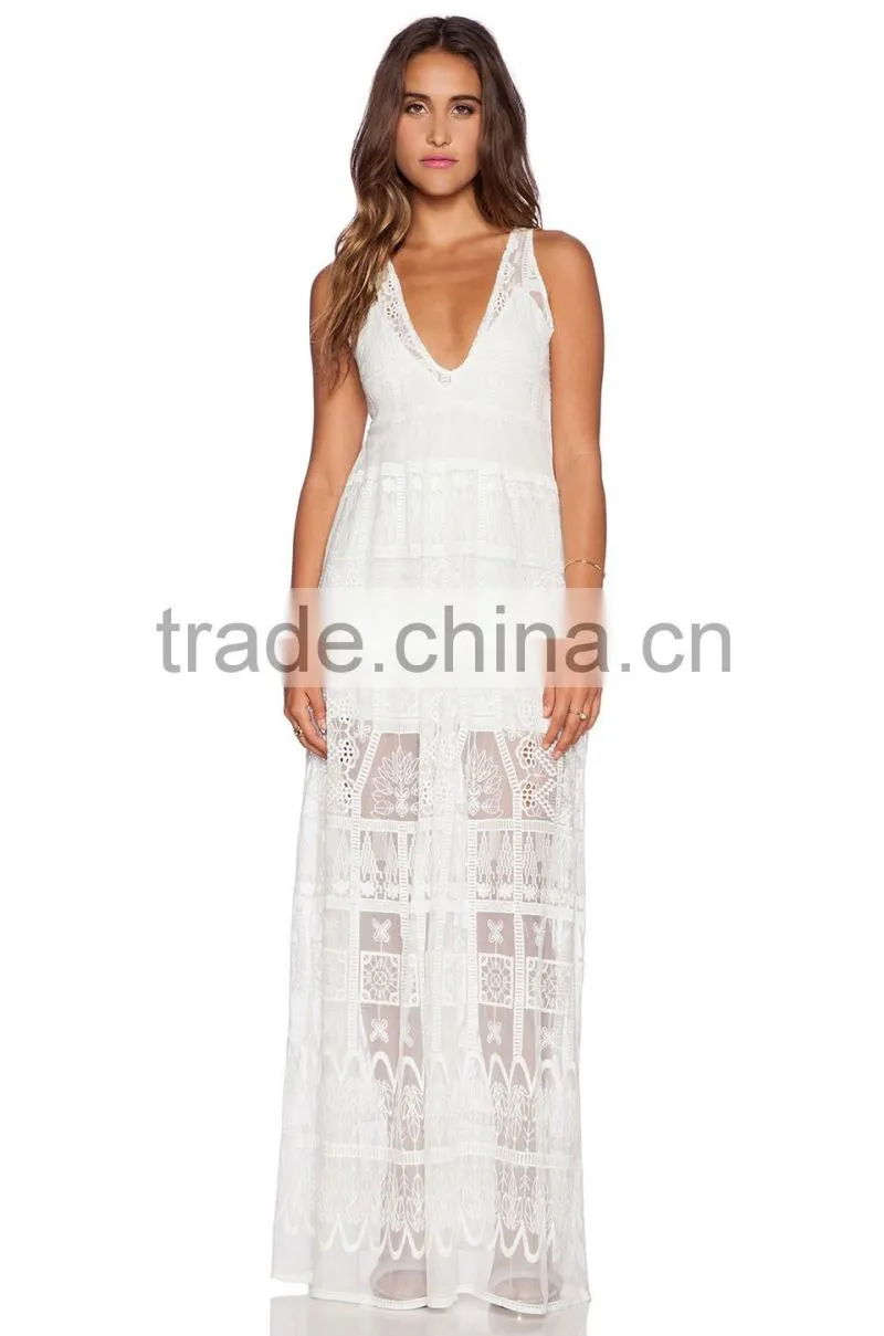 2016 new design ladies' white lace dress, good time usa dress in lace fabric latest lace dress designs photos