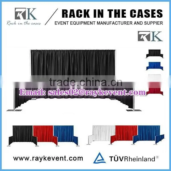 Wedding exhibition pipe and drape pipe and drape rental