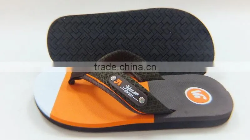 2016 new design slippers for men