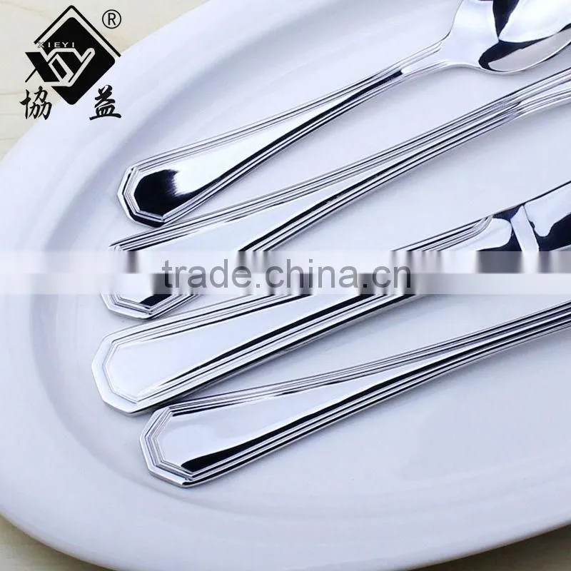 High-Grade 18/0 Mirror Polish Restaurant Stainless Steel Cutlery