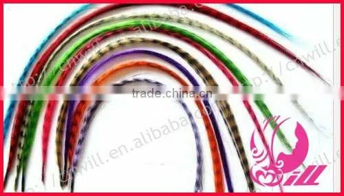 wholesale synthetic grizzly hair feathers feather hair extensions