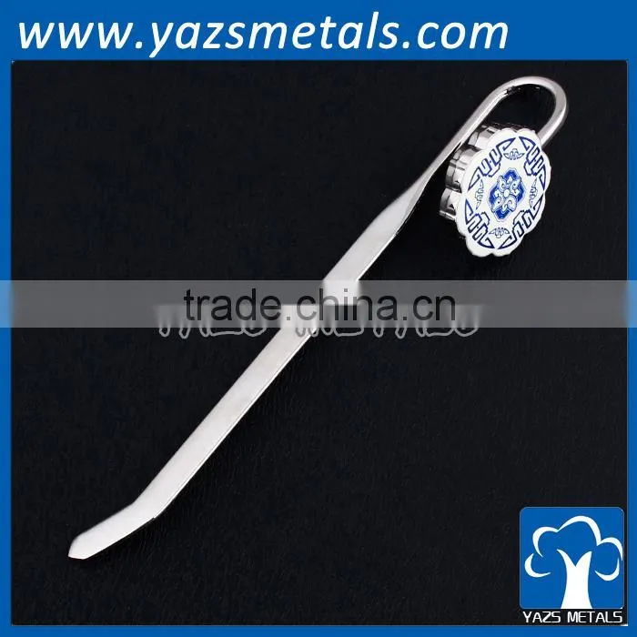 2015 hotsale custom metal mask bookmark