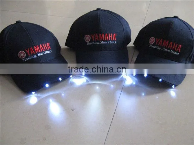bulk mens black golf cap with led light