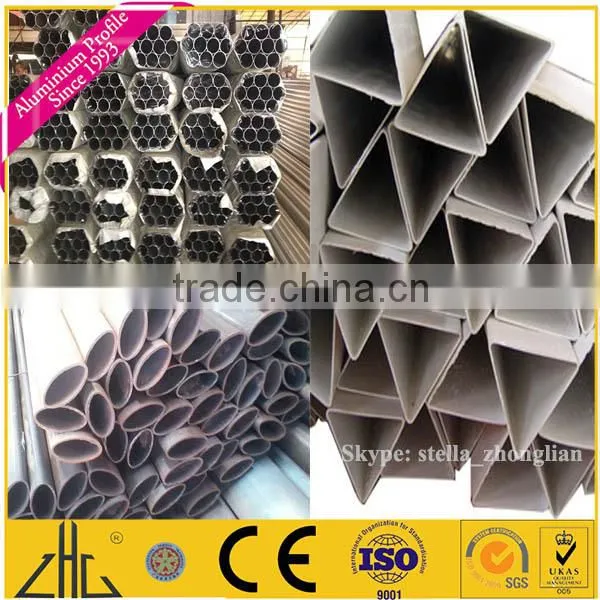 Wow!! alluminium extrusion tube manufacturer factory/profiled tube aluminium price per kilo/anodized aluminium tube paint brush