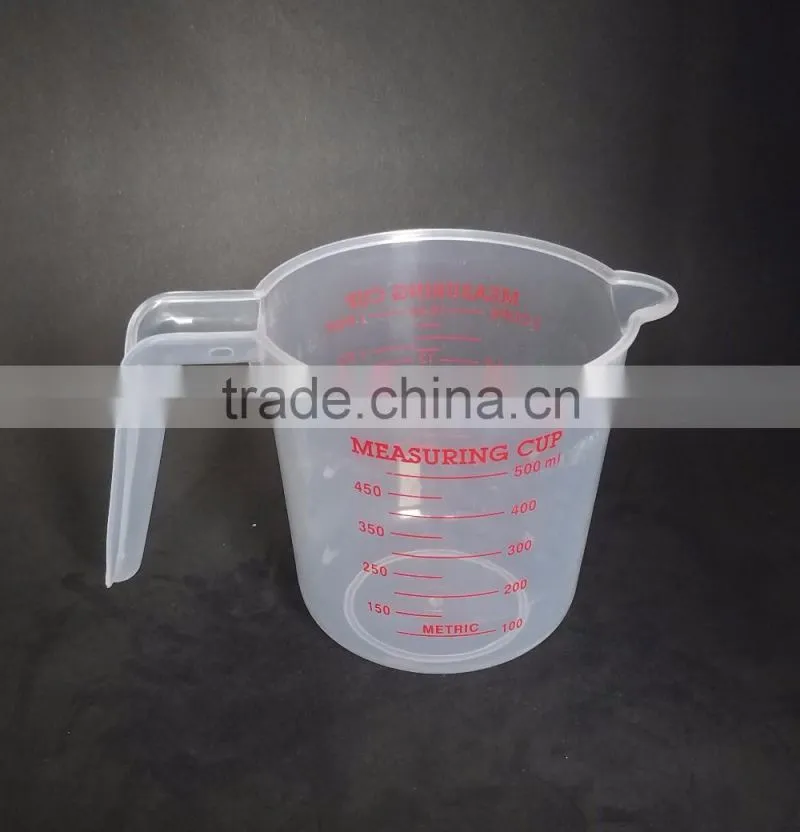 16oz 500ml plastic pp measure cup