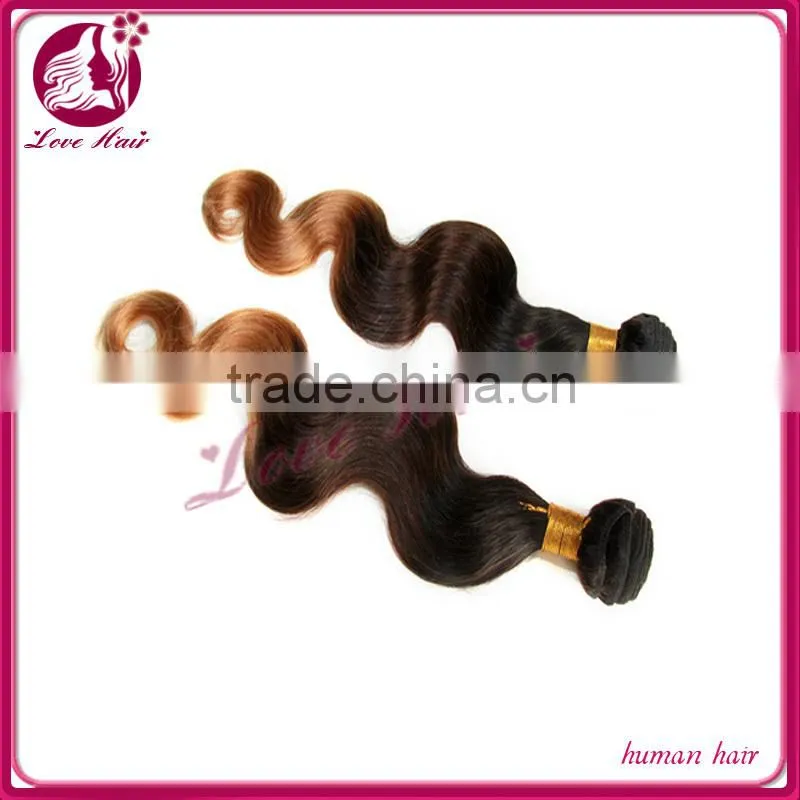 New fashion cheap ombre hair extension 3 tone color ombre hair