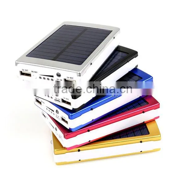 6000mAh Dual USB Solar Charger for Mobile Phone