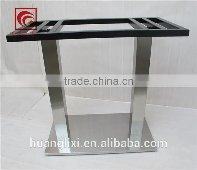 square stainless steel table leg, metal dining table legs
