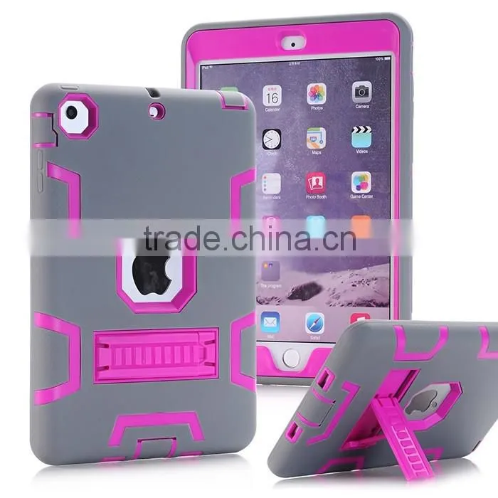 High quality plastic case for ipad mini 2 case with mini 3 case