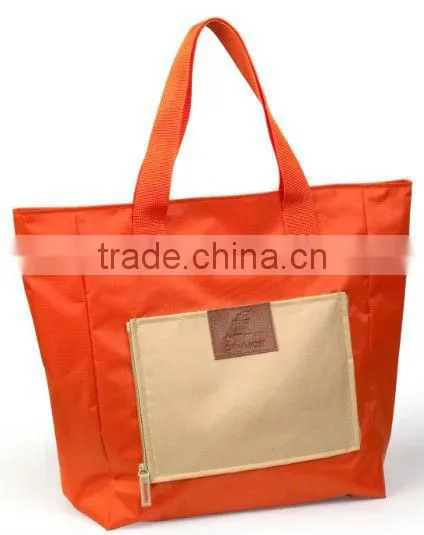 190T polyester foldable shopper bag