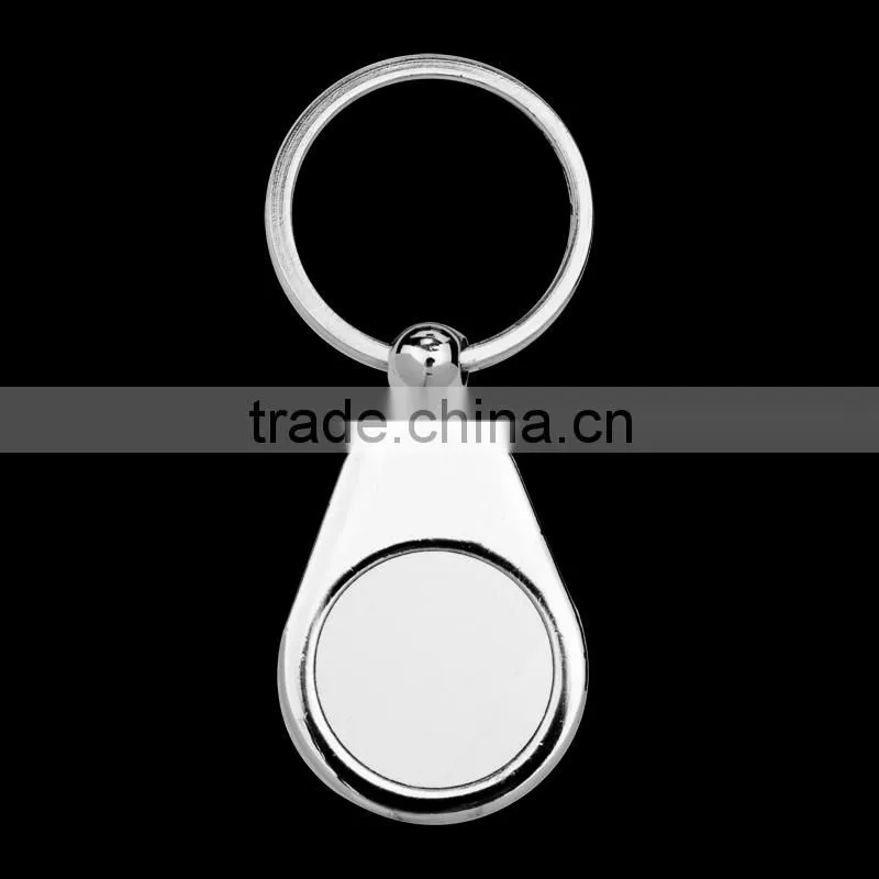 Sublimation metal key ring,heat press tranfer keyring,rectangle shape
