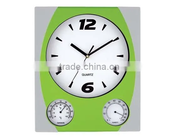 Plastic Weather Station Clock YZ-8933D