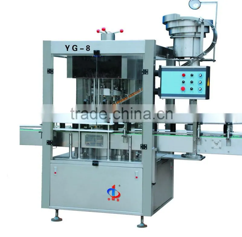 Automatic Rotary lid-pressing Capping Machine use for sealing of foodstuff